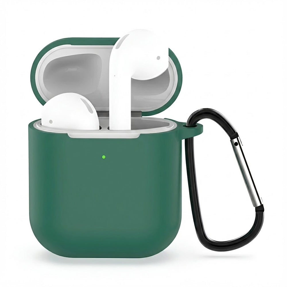 Θήκη Techsuit Silicone για Apple AirPods Gen 1 / Gen 2, Σκούρο Πράσινο