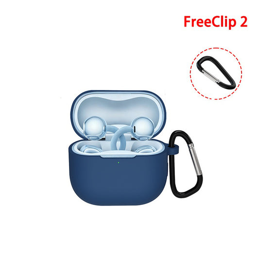Θήκη Techsuit Silicone για Huawei FreeClip 2, Μαύρη