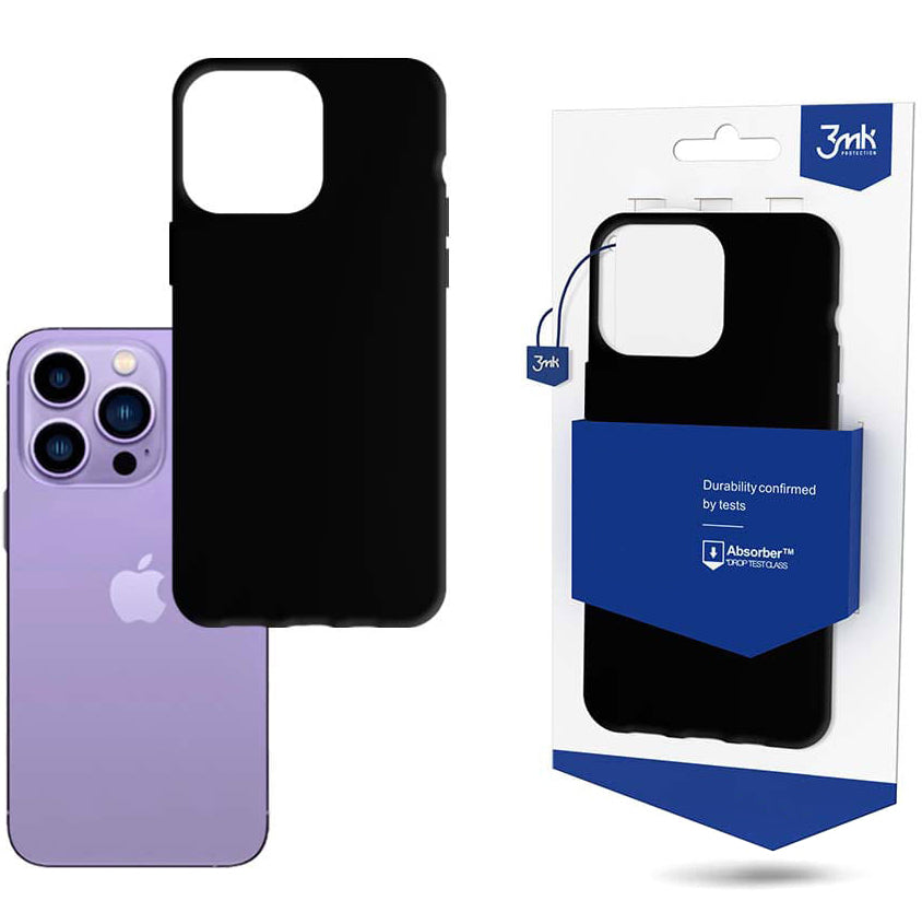 Case for Apple iPhone 14 Pro, 3MK, Matte Black