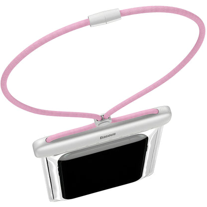 Universal Waterproof Phone Case, Baseus, Let's Go, Pink ACFSD-D24