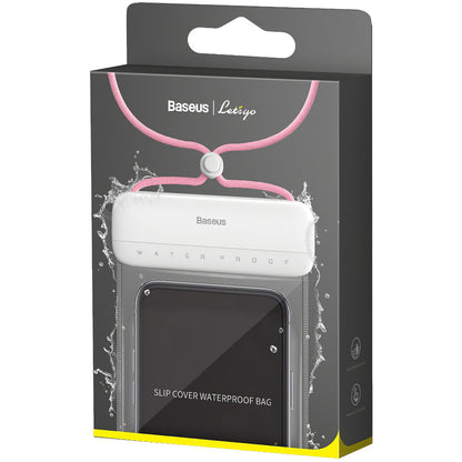 Universal Waterproof Phone Case, Baseus, Let's Go, Pink ACFSD-D24