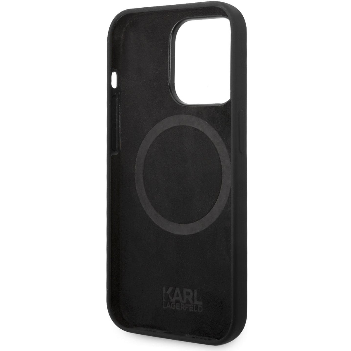 Θήκη MagSafe για Apple iPhone 14 Pro, Karl Lagerfeld, Silicone Karl Head, Μαύρη
