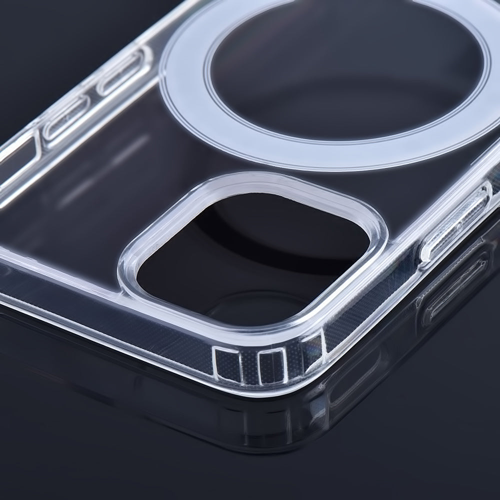 Θήκη MagSafe για Apple iPhone 13 Pro, OEM, Clear Mag, Διαφανής