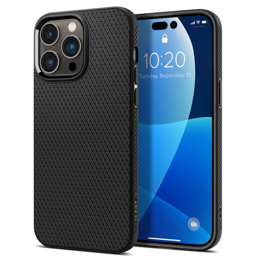 Θήκη για Apple iPhone 14 Pro Max, Spigen, Liquid Air Matte, Μαύρη ACS04813