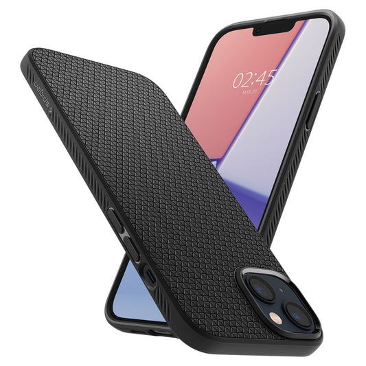 Case for Apple iPhone 14, Spigen, Liquid Air, Matte Black ACS05037