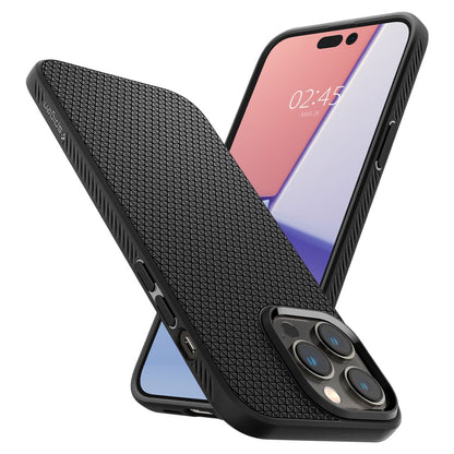 Θήκη για Apple iPhone 14 Pro Max, Spigen, Liquid Air Matte, Μαύρη ACS04813