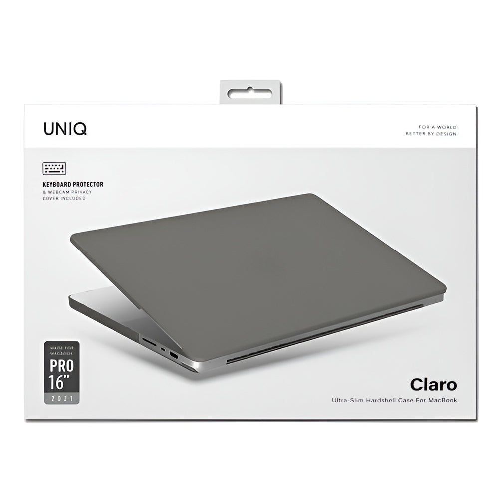 Θήκη UNIQ Claro για Apple MacBook Pro 16inch (2026) / (2024) / (2023) / (2021), Γκρι Ματ