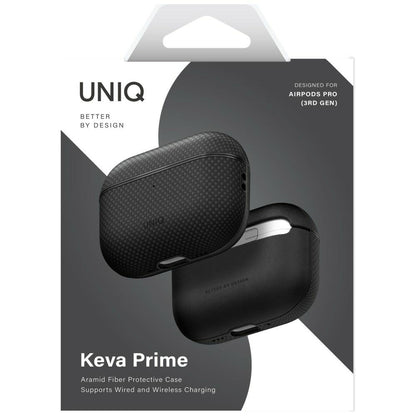 Θήκη UNIQ Keva Prime για Apple AirPods Pro 3, Μαύρη