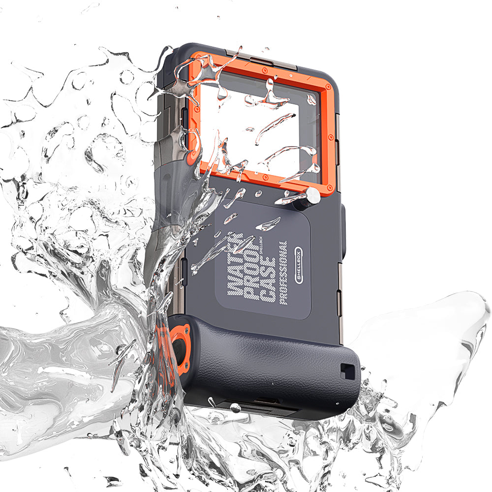 Θήκη Αδιάβροχη Universal για Τηλέφωνο max. 6.8inch, ShellBox, Μαύρη