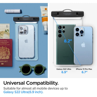 Θήκη Universal Αδιάβροχη για Τηλέφωνο, Spigen, A601, Διαφανής AMP04526
