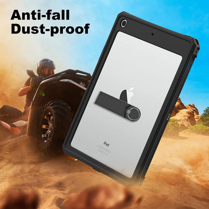 Waterproof Case for Apple iPad 10.2 (2021) / 10.2 (2020) / 10.2 (2019), ShellBox, Black