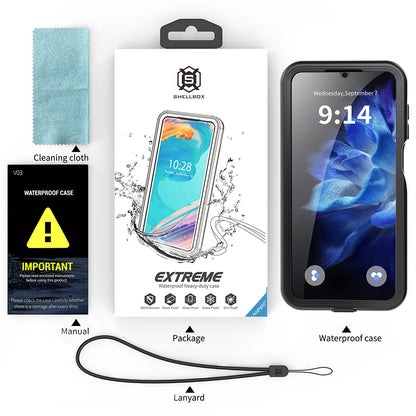 Αδιάβροχη Θήκη για Samsung Galaxy A16 5G A166 / A16 4G A165, ShellBox, Μαύρη