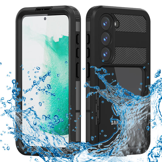 Αδιάβροχη Θήκη για Samsung Galaxy S23 S911, ShellBox, Μαύρη