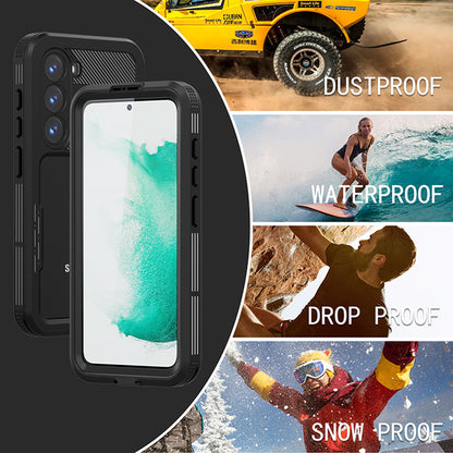 Αδιάβροχη Θήκη για Samsung Galaxy S23 S911, ShellBox, Μαύρη