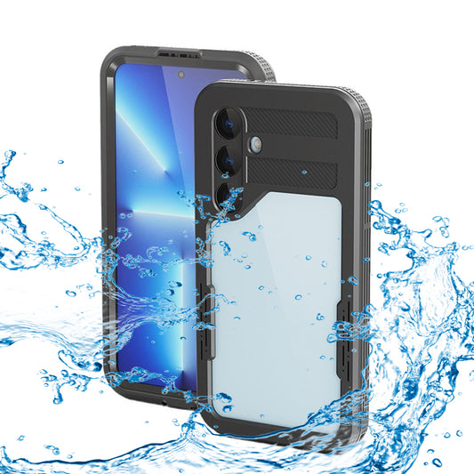 Θήκη Waterproof για Samsung Galaxy S24 S921, ShellBox, Μαύρη