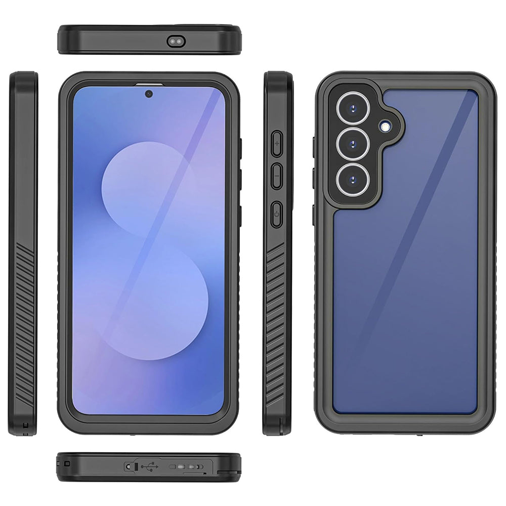 Θήκη Waterproof για Samsung Galaxy S25 FE, ShellBox, Μαύρη