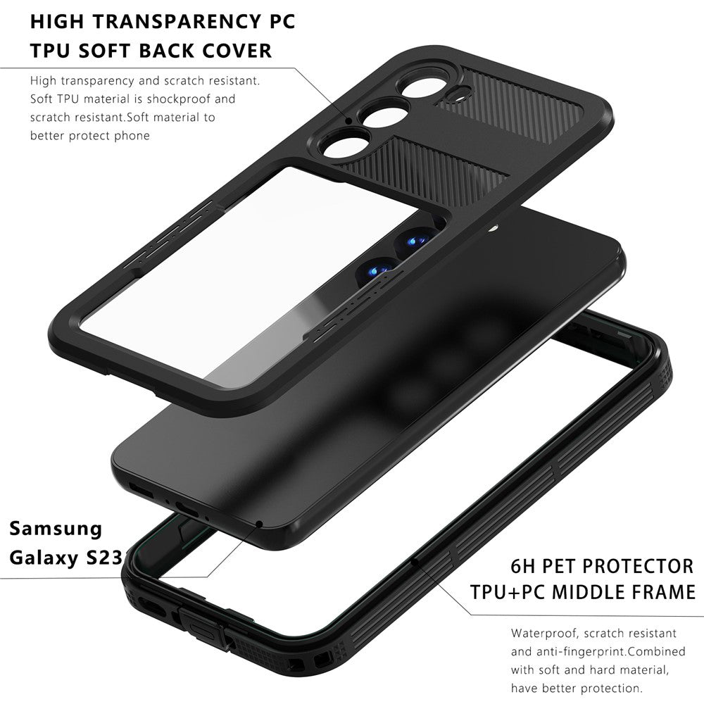Αδιάβροχη Θήκη για Samsung Galaxy S26 S942, ShellBox, Μαύρη