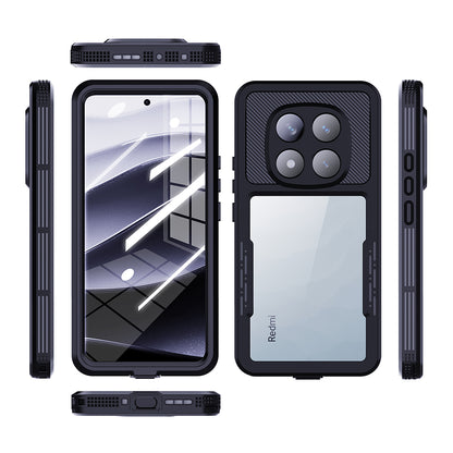 Θήκη Waterproof για Xiaomi Poco X7 / Redmi Note 14 Pro 5G, ShellBox, Μαύρη