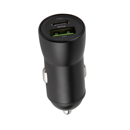 Φορτιστής Αυτοκινήτου με Καλώδιο USB-C MaXlife MXCC-04, 20W, 3A, 1 x USB-A - 1 x USB-C, Μαύρο