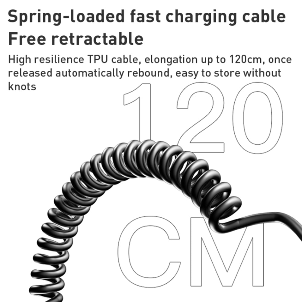 Φορτιστής Αυτοκινήτου με Καλώδιο USB-C / Lightning Yesido Y58 Display, 60W, 3A, 1 x USB-A - 1 x USB-C, Γκρι