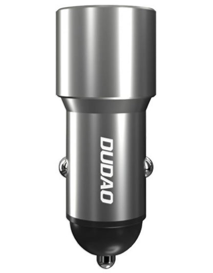 Φορτιστής Αυτοκινήτου Dudao R4PQ NM, 22.5W, 3A, 1 x USB-A - 1 x USB-C, Γκρι