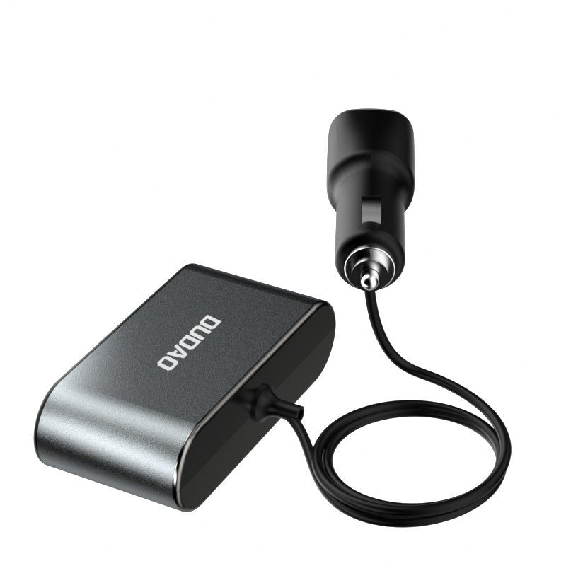 Επέκταση Αναπτήρα Dudao R1 Pro, 3 Εξόδους, 2 x USB-A, Οθόνη