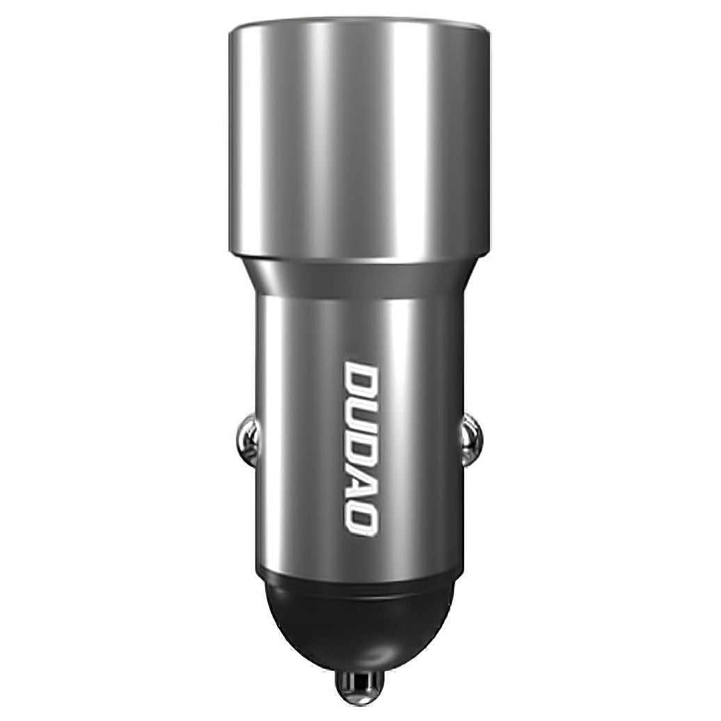 Φορτιστής Αυτοκινήτου USB Dudao R4PQ, 1 X USB - 1 X USB Τύπου-C, 22.5 W, Quick Charge - Power Delivery, Γκρι