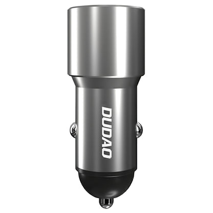 Φορτιστής Αυτοκινήτου USB Dudao R4PQ, 1 X USB - 1 X USB Τύπου-C, 22.5 W, Quick Charge - Power Delivery, Γκρι