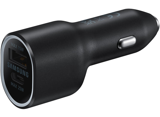 Φορτιστής Αυτοκινήτου Samsung, 40W, 2A, 1 x USB-A - 1 x USB-C, Μαύρο EP-L4020NBEGEU