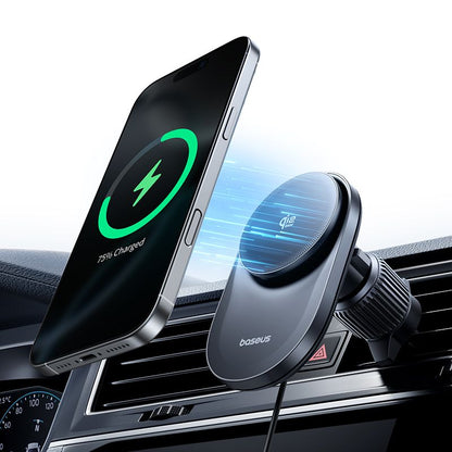 Baseus PrimeTrip VC2 Pro Wireless Car Charger, 25W, Black C0013N00