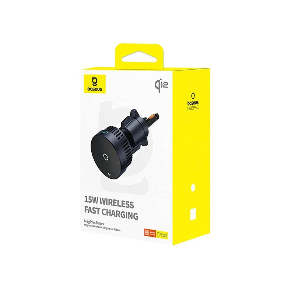 Baseus MagPro Wireless Car Charger, 15W, 1.67A, Black C40164100121-01