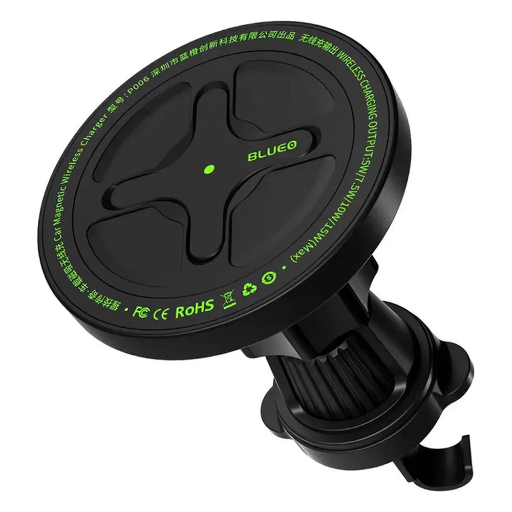 Blueo Ape Legend Wireless Car Charger, 15W, 1.67A, Black