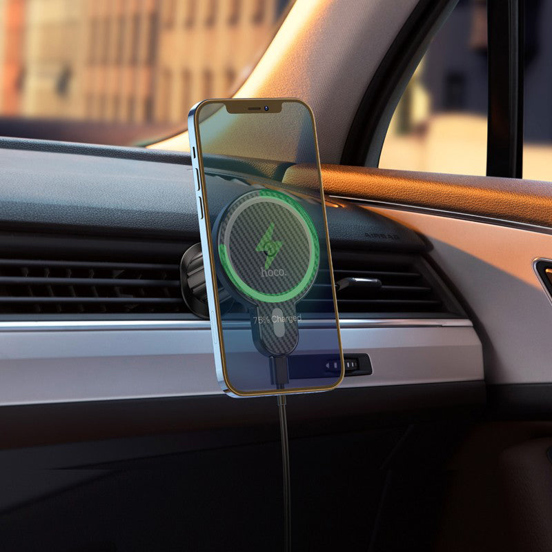 Wireless Car Charger HOCO CA85, 15W, 1.67A, Black
