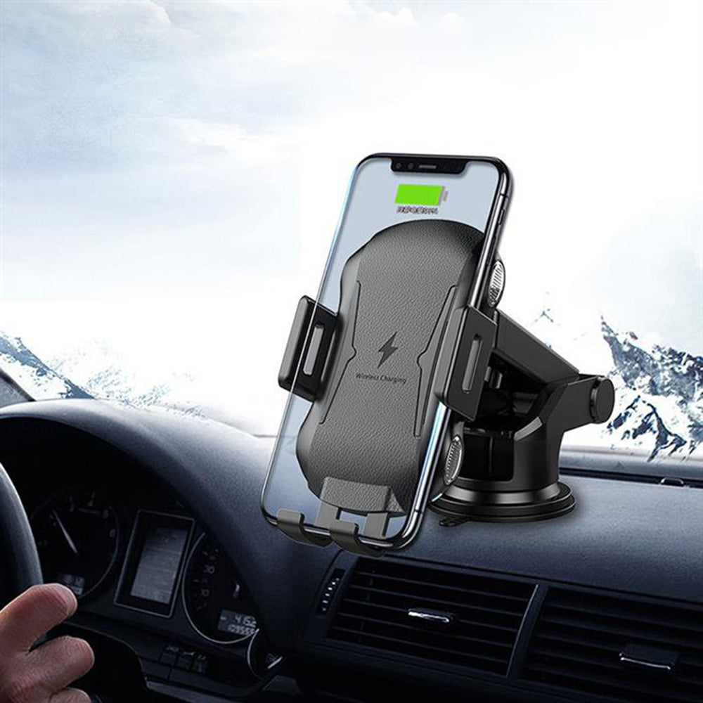 Ασύρματος Φορτιστής Αυτοκινήτου Techsuit CAPD032 Premium, 10W, 1.1A, Μαύρο