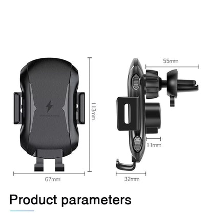 Ασύρματος Φορτιστής Αυτοκινήτου Techsuit CAPD032 Premium, 10W, 1.1A, Μαύρο
