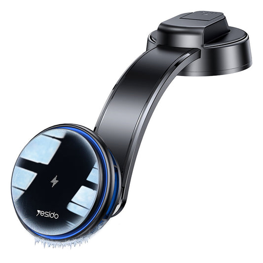 Ασύρματος Φορτιστής Αυτοκινήτου Yesido C311, 15W, 1.67A, Μαύρο