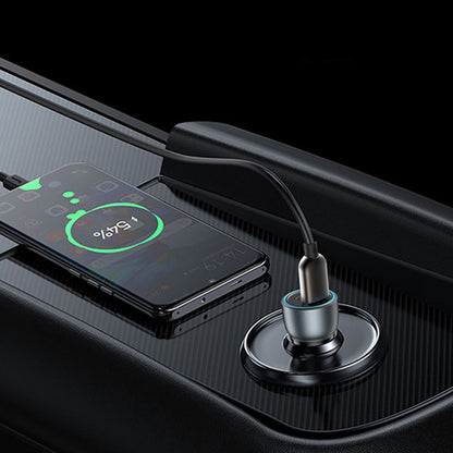 Φορτιστής Αυτοκινήτου Yesido Y49, 30W, 3A, 1 x USB-A - 1 x USB-C, Γκρι