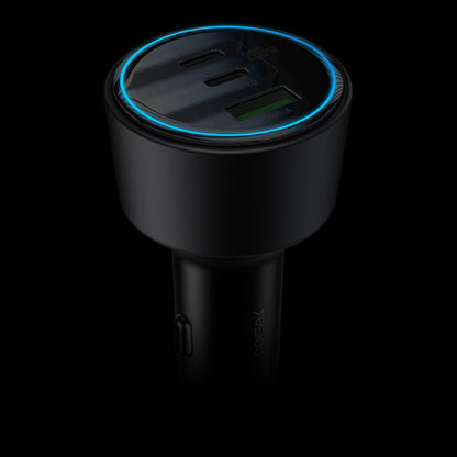 Φορτιστής Αυτοκινήτου Yesido Y59, 200W, 5A, 1 x USB-A - 2 x USB-C, Μαύρο