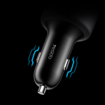 Φορτιστής Αυτοκινήτου Yesido Y59, 200W, 5A, 1 x USB-A - 2 x USB-C, Μαύρο
