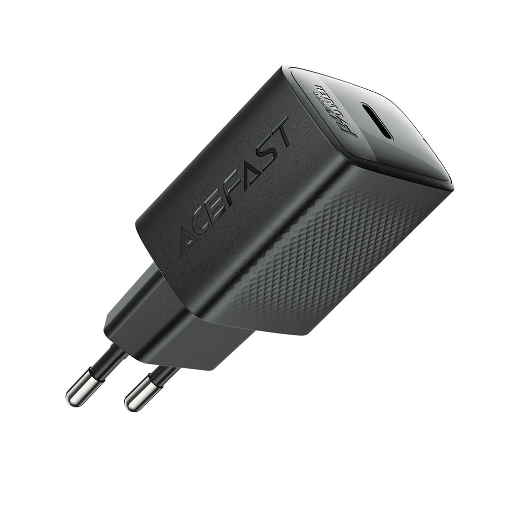 Φορτιστής Δικτύου Acefast A104, 25W, 3A, 1 x USB-C, Μαύρος