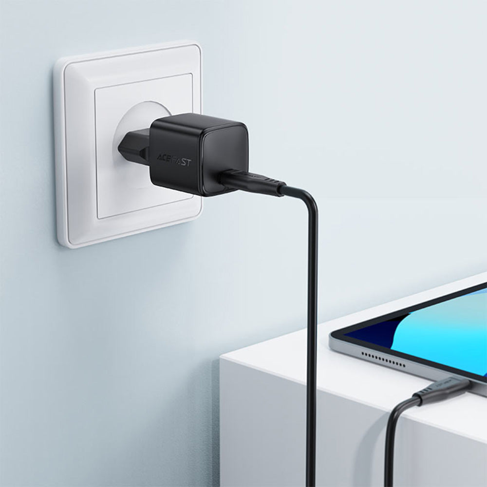 Acefast A118 Network Charger, 30W, 3A, 1 x USB-C, Black