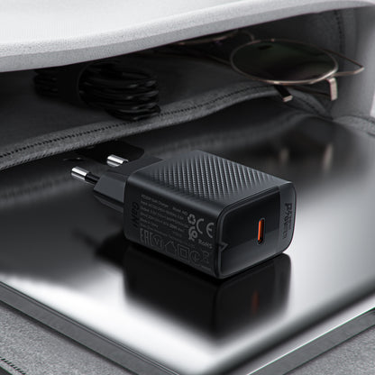 Acefast A82 Network Charger, 20W, 3A, 1 x USB-C, Black