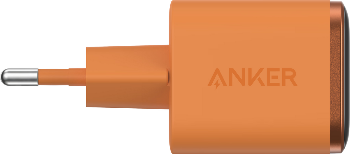 Anker Nano Display Wall Charger, 45W, 3A, 1 x USB-C, Orange A121DGO1