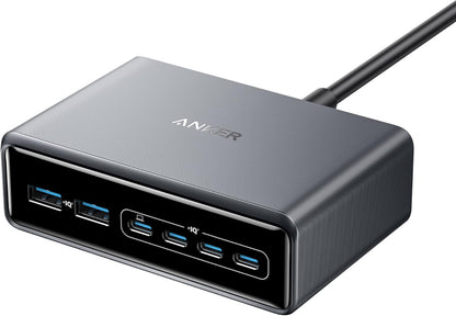 Φορτιστής Σταθμός Anker Prime, 200W, 3A, 2 x USB-A - 4 x USB-C, Μαύρο A2683341