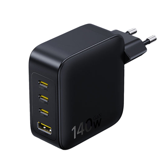 Φορτιστής Δικτύου Baseus EnerFill FH11, 140W, 5A, 1 x USB-A - 3 x USB-C, Μαύρο E0121J00