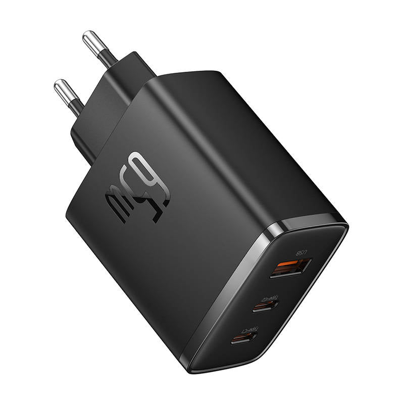 Φορτιστής Δικτύου Baseus Cube Pro, 65W, 3.25A, 1 x USB-A - 2 x USB-C, Μαύρο P10152301113-00
