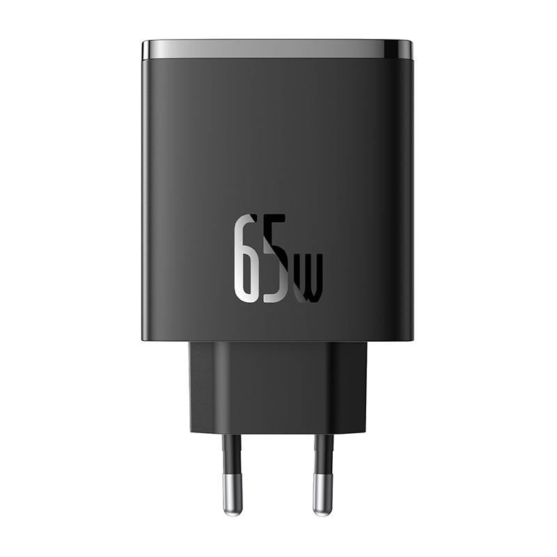 Φορτιστής Δικτύου Baseus Cube Pro, 65W, 3.25A, 1 x USB-A - 2 x USB-C, Μαύρο P10152301113-00