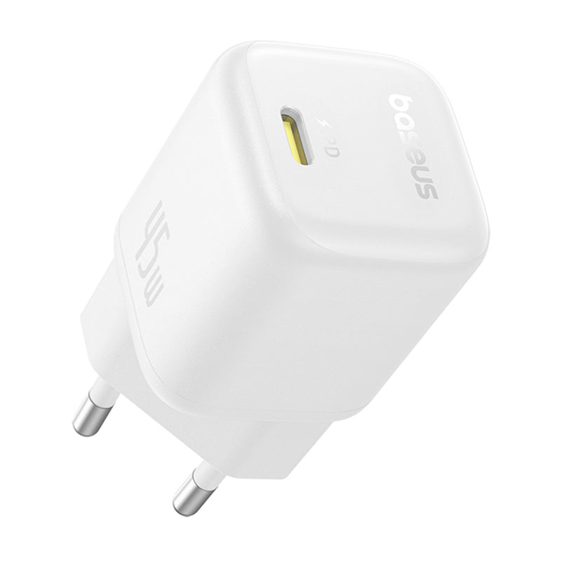 Φορτιστής Δικτύου Baseus PicoGo, 45W, 3A, 1 x USB-C, Λευκό P10176800213-00