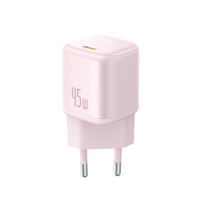 Baseus PicoGo Network Charger, 45W, 3A, 1 x USB-C, Pink P10176800413-00