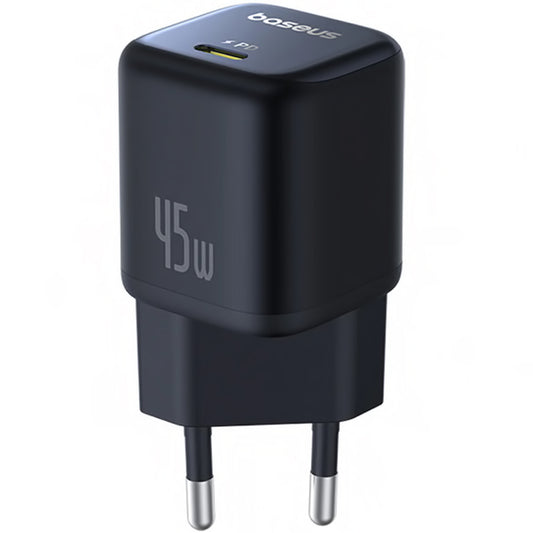 Φορτιστής Δικτύου Baseus PicoGo, 45W, 3A, 1 x USB-C, Μαύρος P10176800123-00